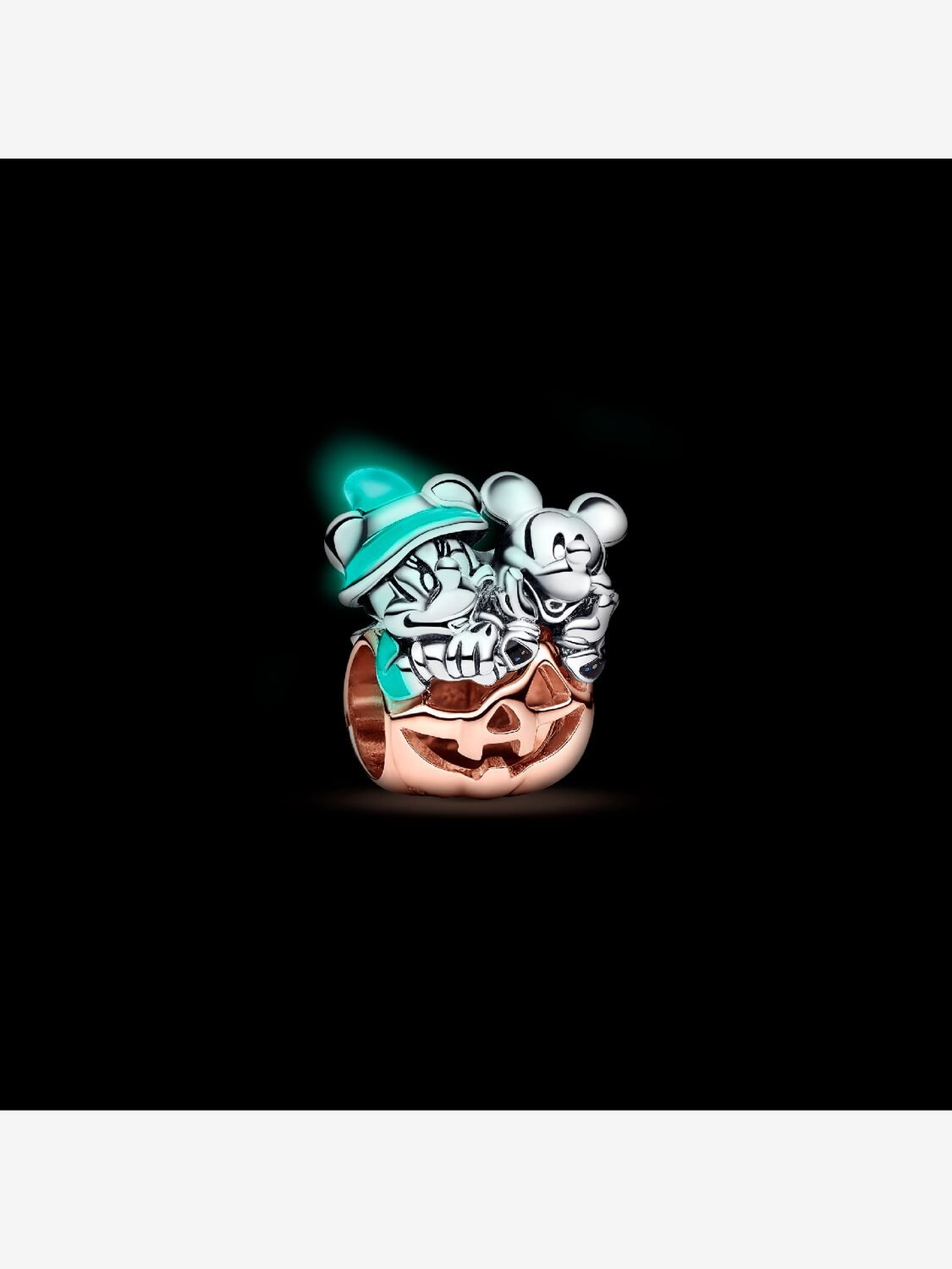Mickey Mouse & Minnie Mouse Halloween Charm