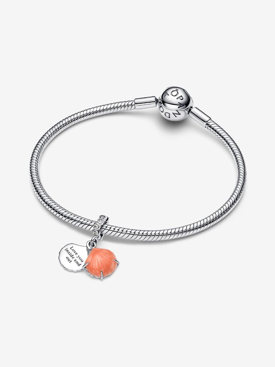 Shell Double Dangle Charm