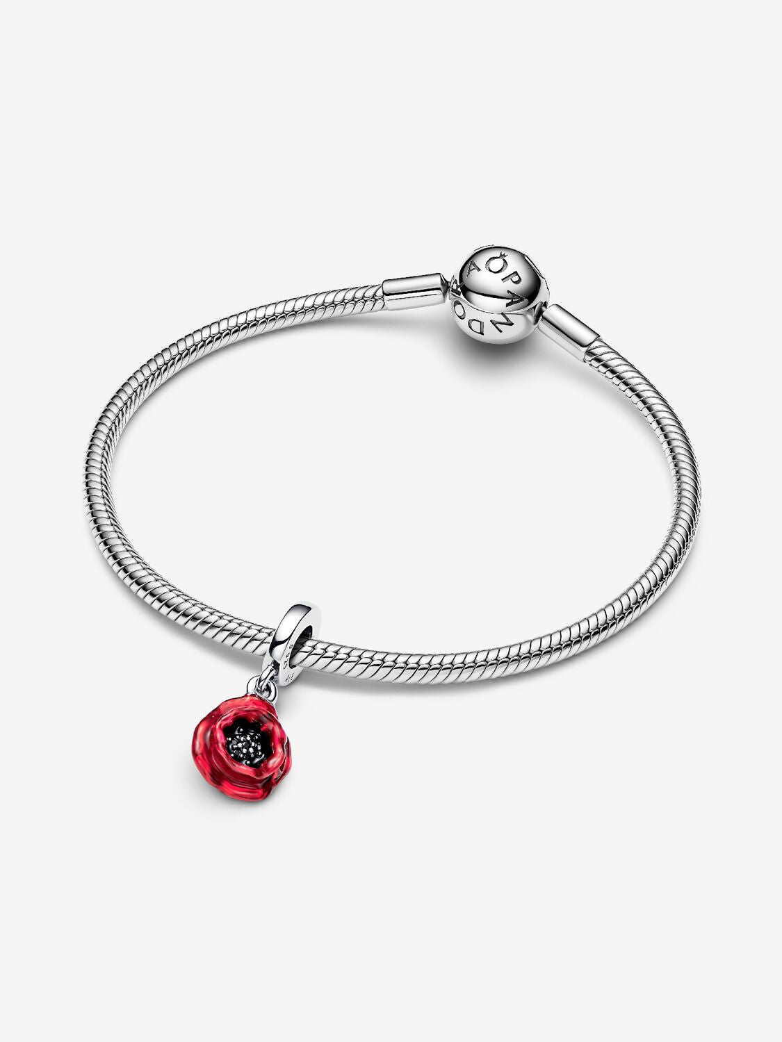 Red Flower Charm