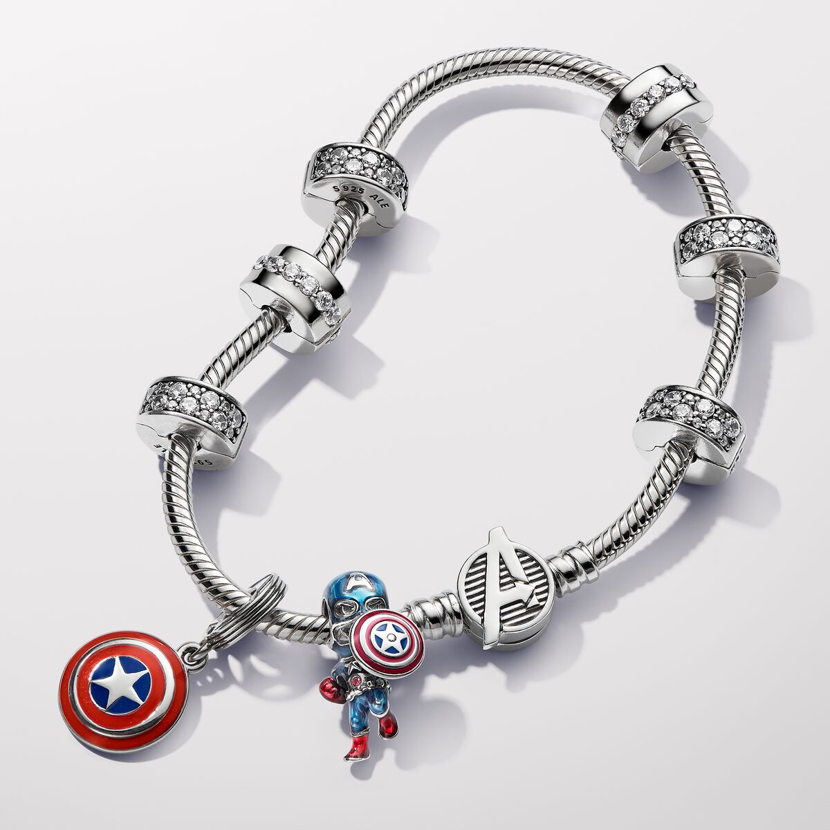 Hanging Spider-Man Dangle Chаrm + Captain America