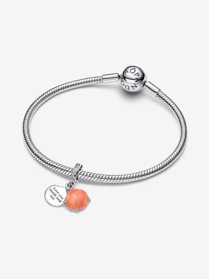 Shell Double Dangle Charm